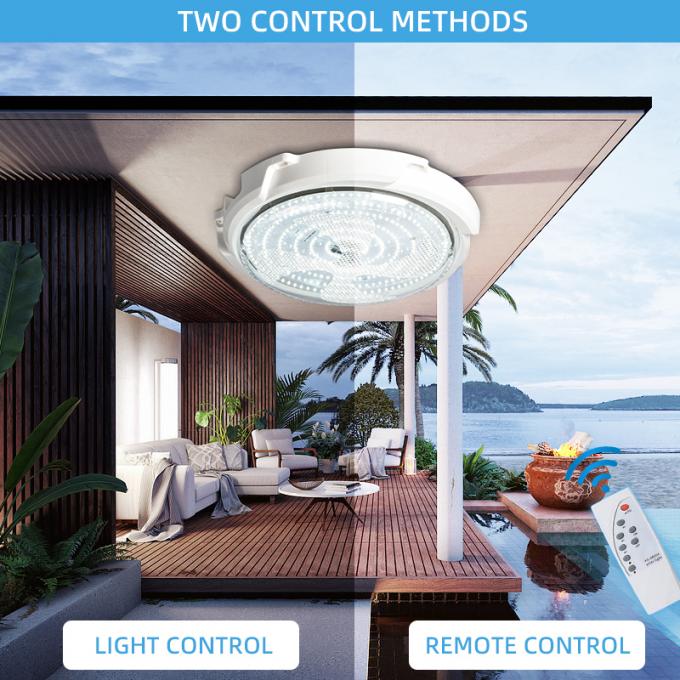 Solar Ceiling Light with Remote Control & Light Sensor