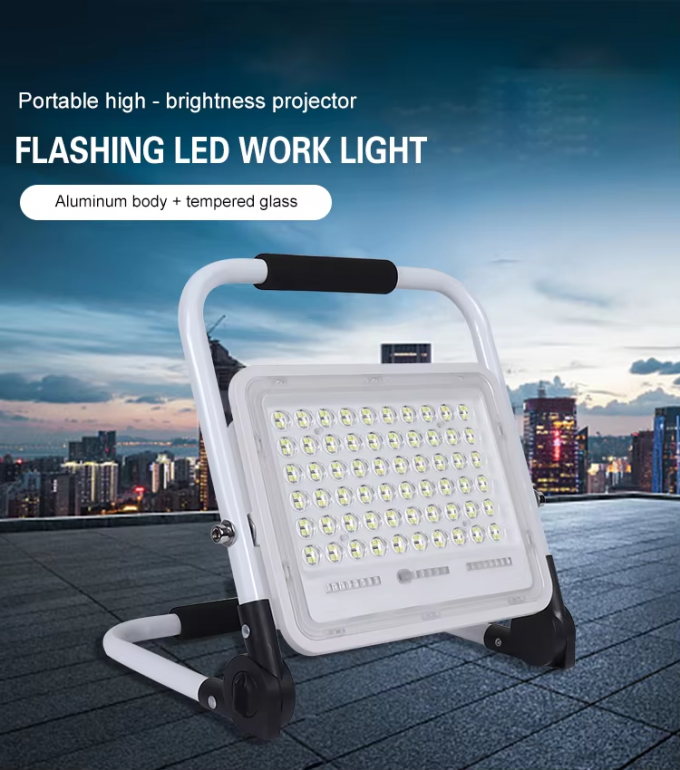 Portable LED Work Light with 360° Rotation & USB Charging