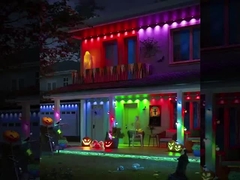 RGB Couleur changeante Extérieur étanche à l'eau Solar Eaves Lumières pour la maison et le jardin