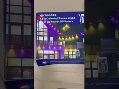 IP65 étanche à l'eau 8 couleurs synchronisation de musique Soleil LED lampes à bande avec contrôle Smart App pour Holiday Landsca