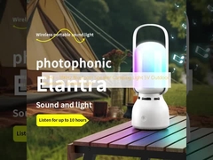 70Hz - 18KHz haut-parleur Bluetooth Lumière de camping 5V haut-parleur Bluetooth extérieur