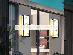 Lumière murale pour patio à l' extérieur