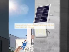 Éclairage solaire étanche à l'eau Faible entretien Éclairage LED de jardin haute efficacité