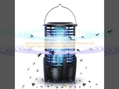 Electric Insects Killer Outdoor High Powered Bug Lamp USB Portable Cable Waterproof Mosquito Killer