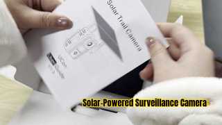 4G Solar Powered Outdoor Surveillance Camera