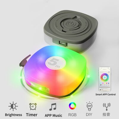 Bom preço 7 cores Luz Solar Decorativa 200LM Camping String Light USB Alimentado on-line