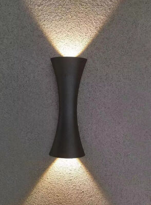 Buen precio Lámpara de pared de dormitorio de cintura pequeña impermeable Lámpara de pared creativa Negro / Blanco / Oro en línea