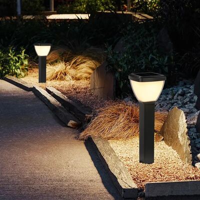 Harga yang bagus 2700K Lampu Rumput Surya Lampu Luar Lampu Lanskap Dekorasi Luar Lampu Surya Lampu Kebun untuk Jalan Lantai Taman 60CM 80CM on line