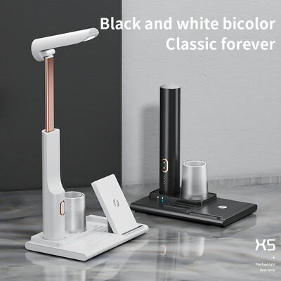 Buen precio Carga rápida inalámbrica de 15W. Oscurecimiento escalable. Lámpara de escritorio multifunción X5. en línea