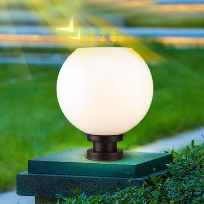 Buen precio Detección de luz controlada, faros de pilares solares ahorro de energía columnas del patio en línea