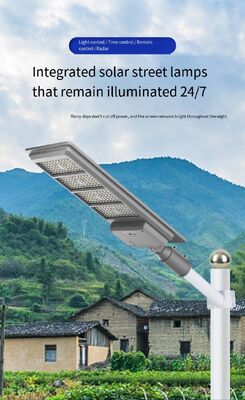 Harga yang bagus Lampu Jalan Tenaga Surya All In One dengan Empat Mode Kontrol Cerdas untuk Penerangan Jalan dan Taman on line