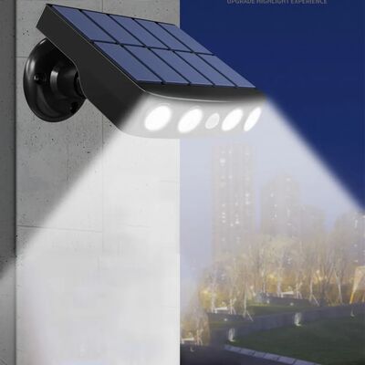 Buen precio Ajuste multidireccional de 360°, Foco solar montado en la pared, Iluminación de vigilancia de seguridad para jardín en línea