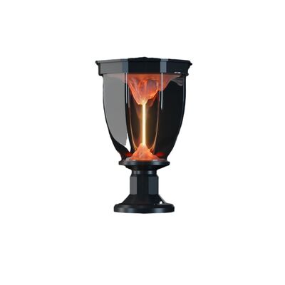 Buen precio Flicker de llama simulado, lámpara de pared decorativa solar COB en línea