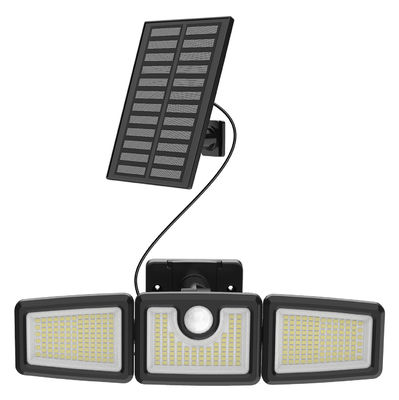 Waterproof Solar Wall Light 3000K 6000K PIR Motion Sensor Light 500LM