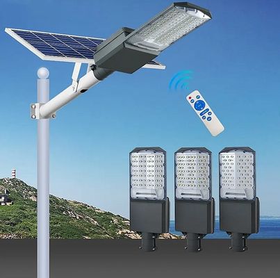Intelligent All In Two Solar Street Light 170lm/w Die Casting Aluminum Light High Lumen