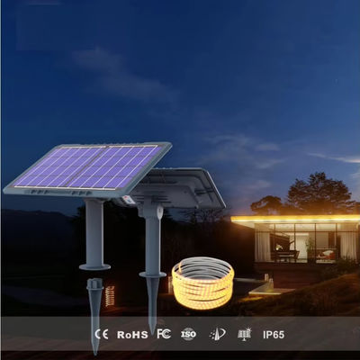Flexible Solar LED Strip Lights Waterproof Solar Powered Strip Lights Rechargeable