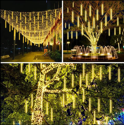 Waterproof Holiday Decoration Light 30cm / 50cm / 80cm Meteor Shower Christmas Lights