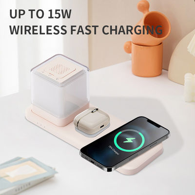 Desktop LED Night Light Wireless Charging Aromatherapy Light 3 In 1