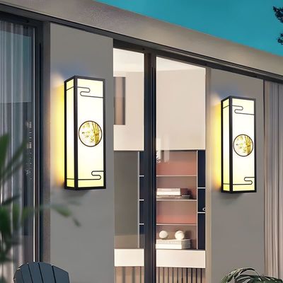 Copper Marble Waterproof Wall Sconce Outdoor Wall Light For Patio