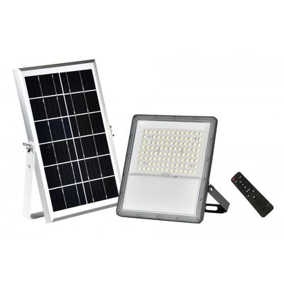 Good price 2000 Lumens 100w LED Flood Light 3000K / 4000K / 6500K Solar Powered Flood Light online