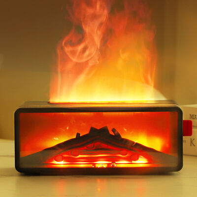 Buon prezzo Lampada per camino a LED con diffusore di aroma e telecomando in linea