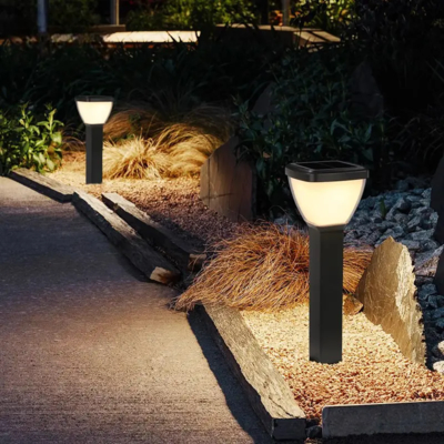 2700K Solar Lawn Lights Outdoor Landscape Exterior Decoration Solar Light Garden Lamp for Walkway Lawn Backyard 60CM 80CM
