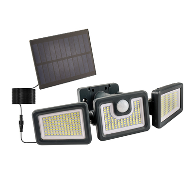 Solar Motion Sensor Light 500LM 3000K 6000K Dual Color Outdoor