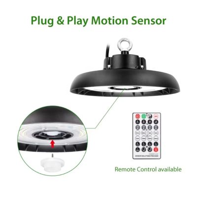 Bon prix Projecteur industriel UFO certifié ETL avec entrée large tension et haute efficacité lumineuse (150-190lm/W) en ligne