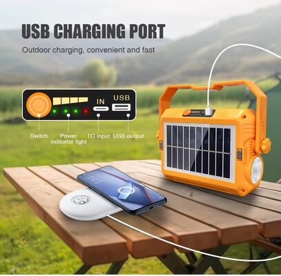 Guter Preis Magnetische Solararbeitsleuchte, USB-Ausgang mit großer Kapazität, tragbare Außen-Notbeleuchtung Online