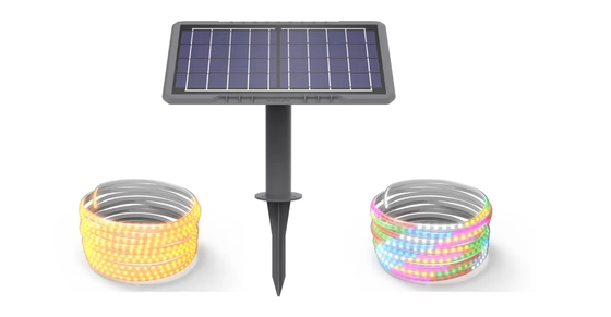 Good price Charging efficiency solar light strip with RGB colorful light effect courtyard decoration light string online