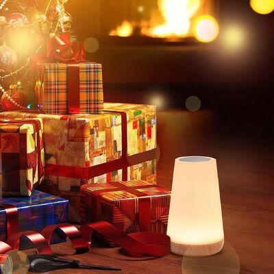 قیمت خوب لامپ کنار تخت خواب LED قابل کاهش. ۱۳رنگ روشنایی محیط RGB. شارژ USB. چراغ شب قابل حمل. آنلاین