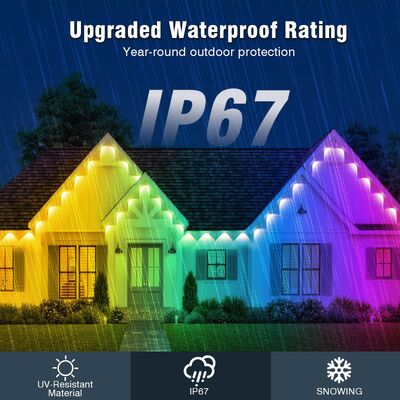 ভালো দাম জলরোধী IP67 স্মার্ট RGB LED ইভ লাইট – ৫০টি সিন মোড, আউটডোর লাইট স্ট্রিপ অনলাইন