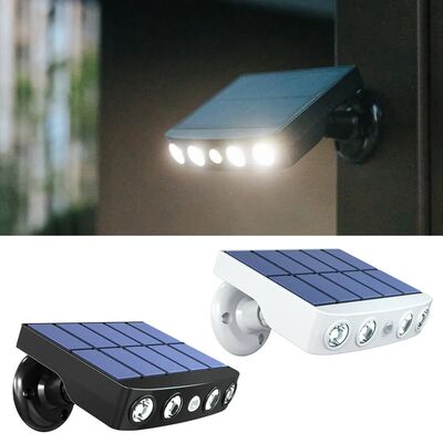 360° Solar Motion Sensor Wall Light - IP65 Waterproof Security Spotlight